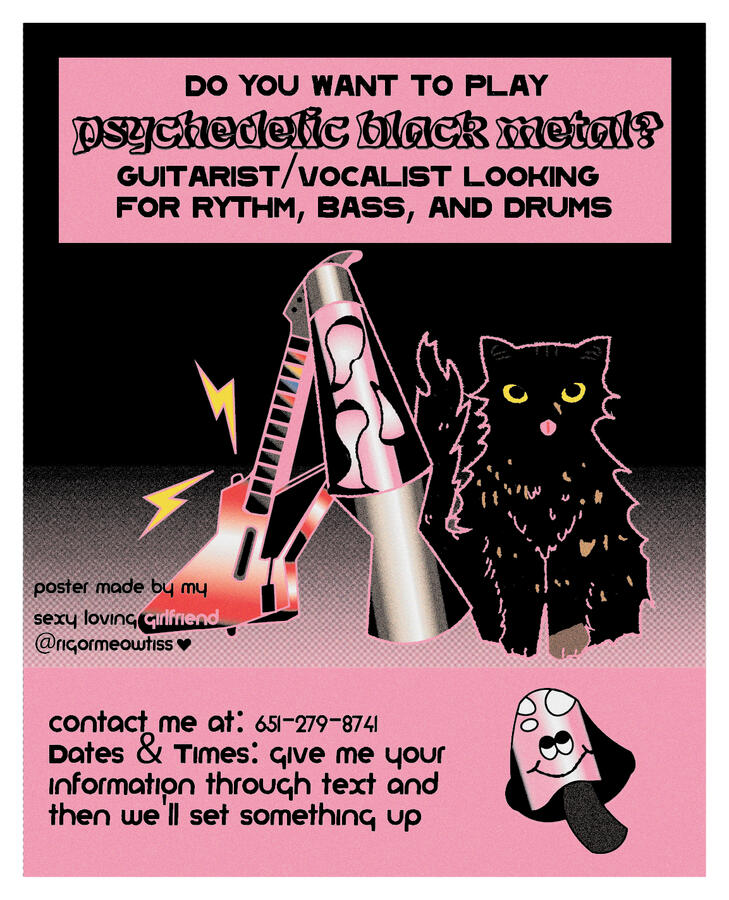 boyfriend's band ad